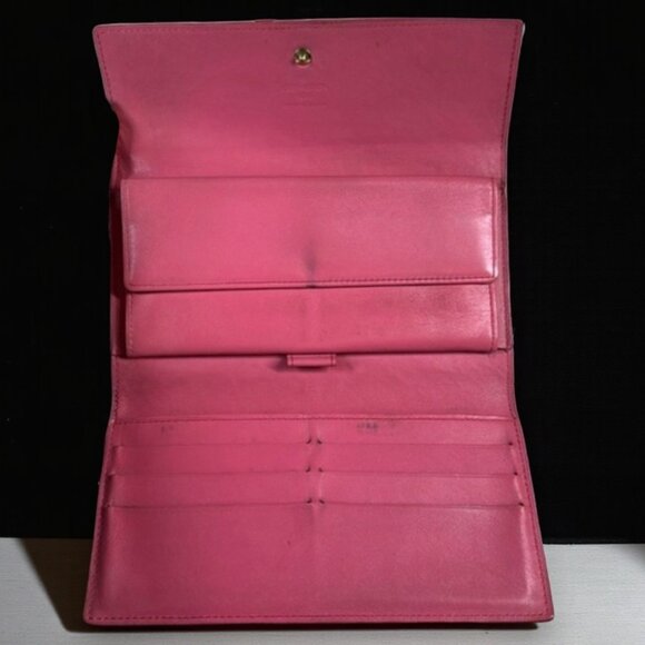 Louis Vuitton Vernis Leather Portefeuille Long Wallet "Rose Pop Pink" with COA - Picture 6 of 15